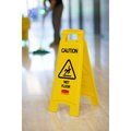 Rubbermaid Commercial SIGN  CAUTION WET FLOOR FG611277YEL